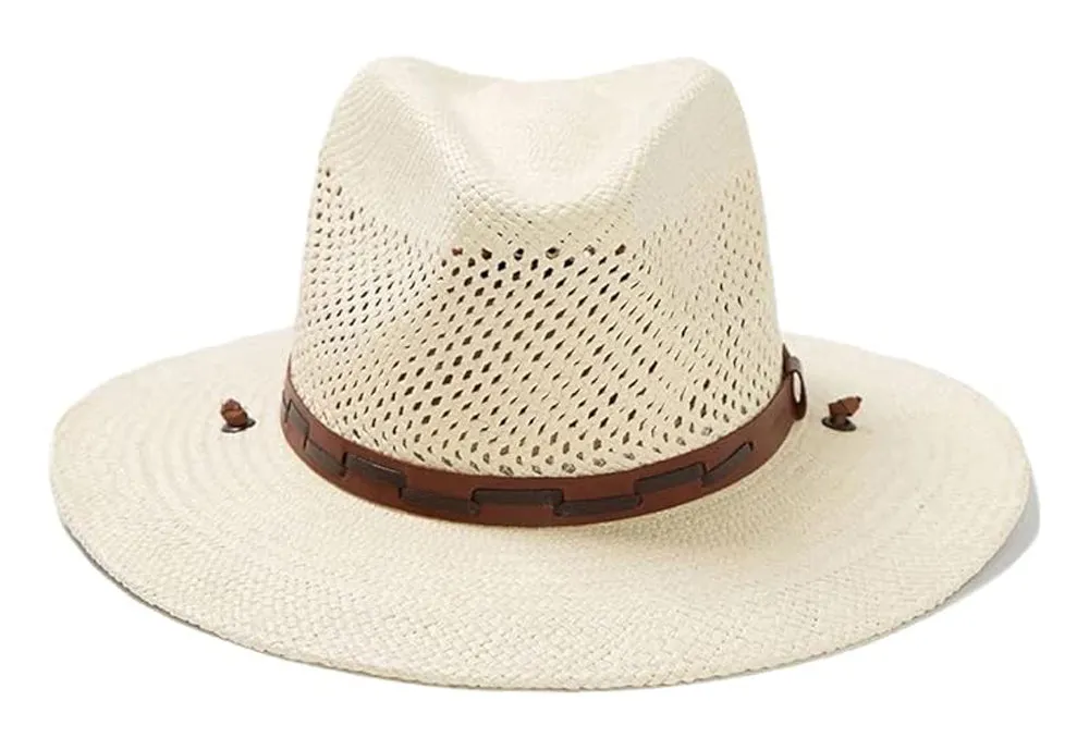 B "Stetson Airway" Vented Panama Straw Hat, Style# TSARWY-3830
