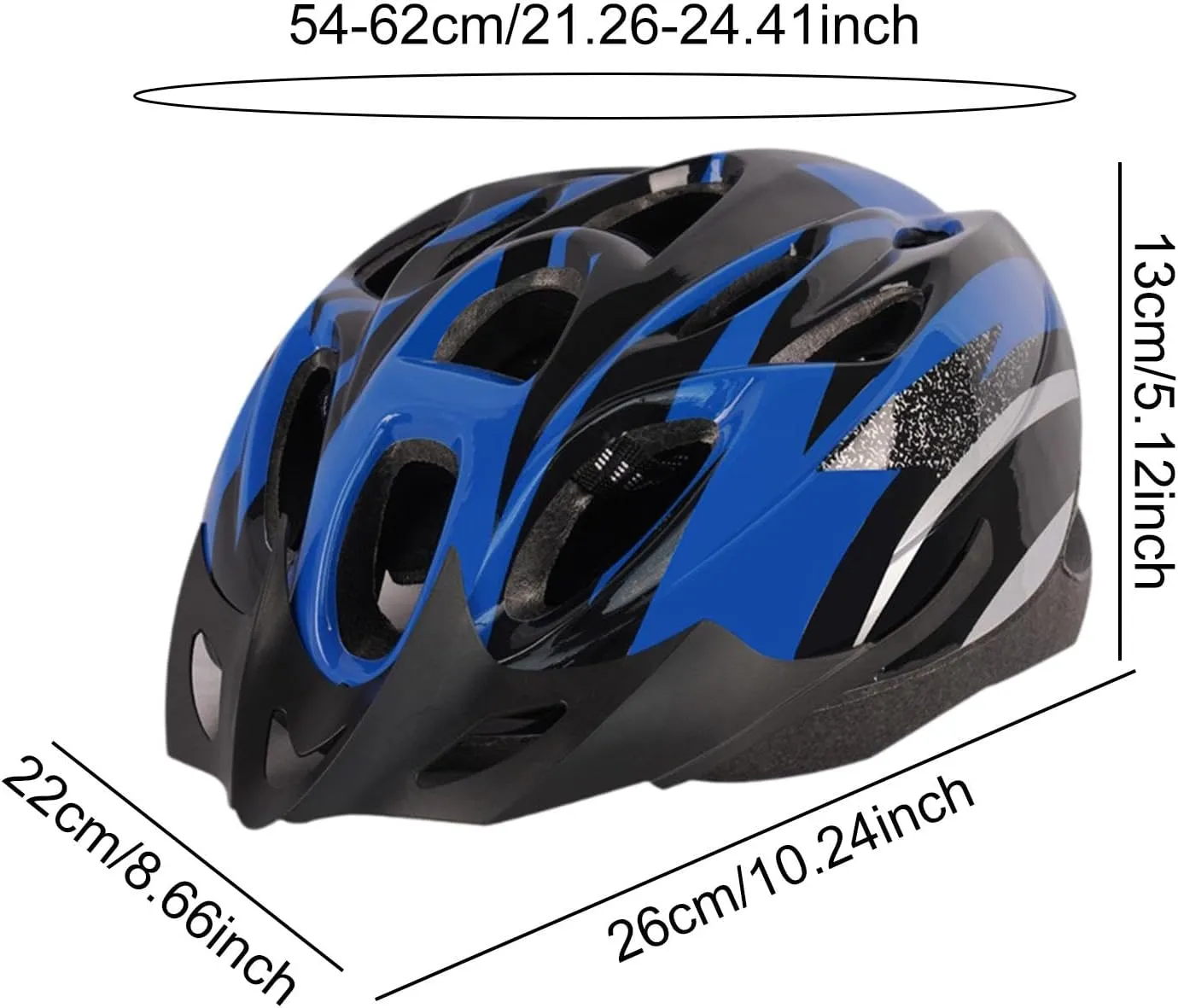 Bicycle Helmet Mountain Road Bicycle Helmet Bicycle Helmet Shock Absorbing for Women, Men, Inline Skating, Cycling, Skateboarding