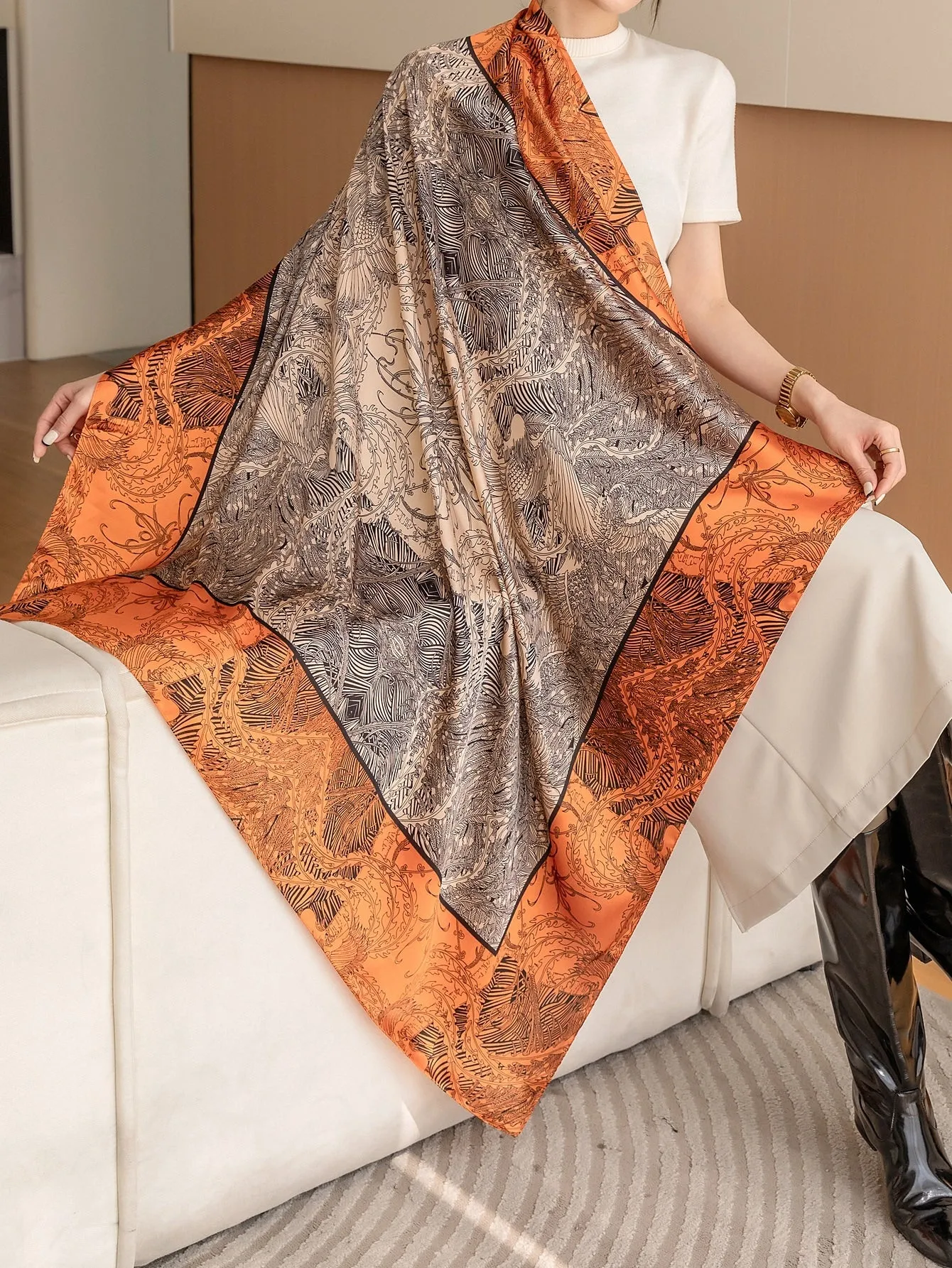 Bird Print Bandana