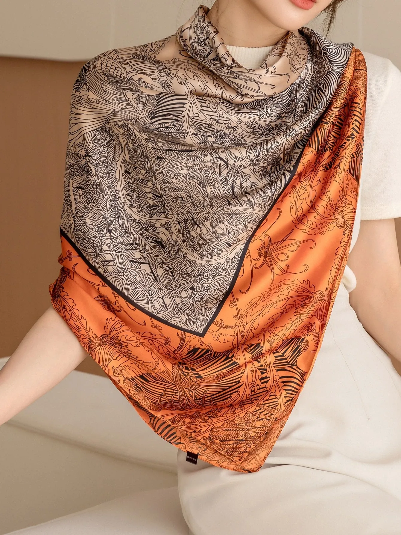 Bird Print Bandana