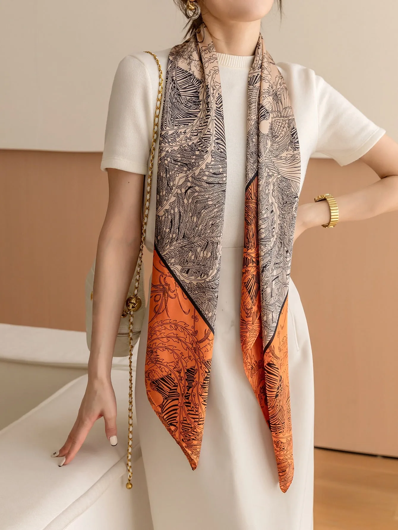 Bird Print Bandana