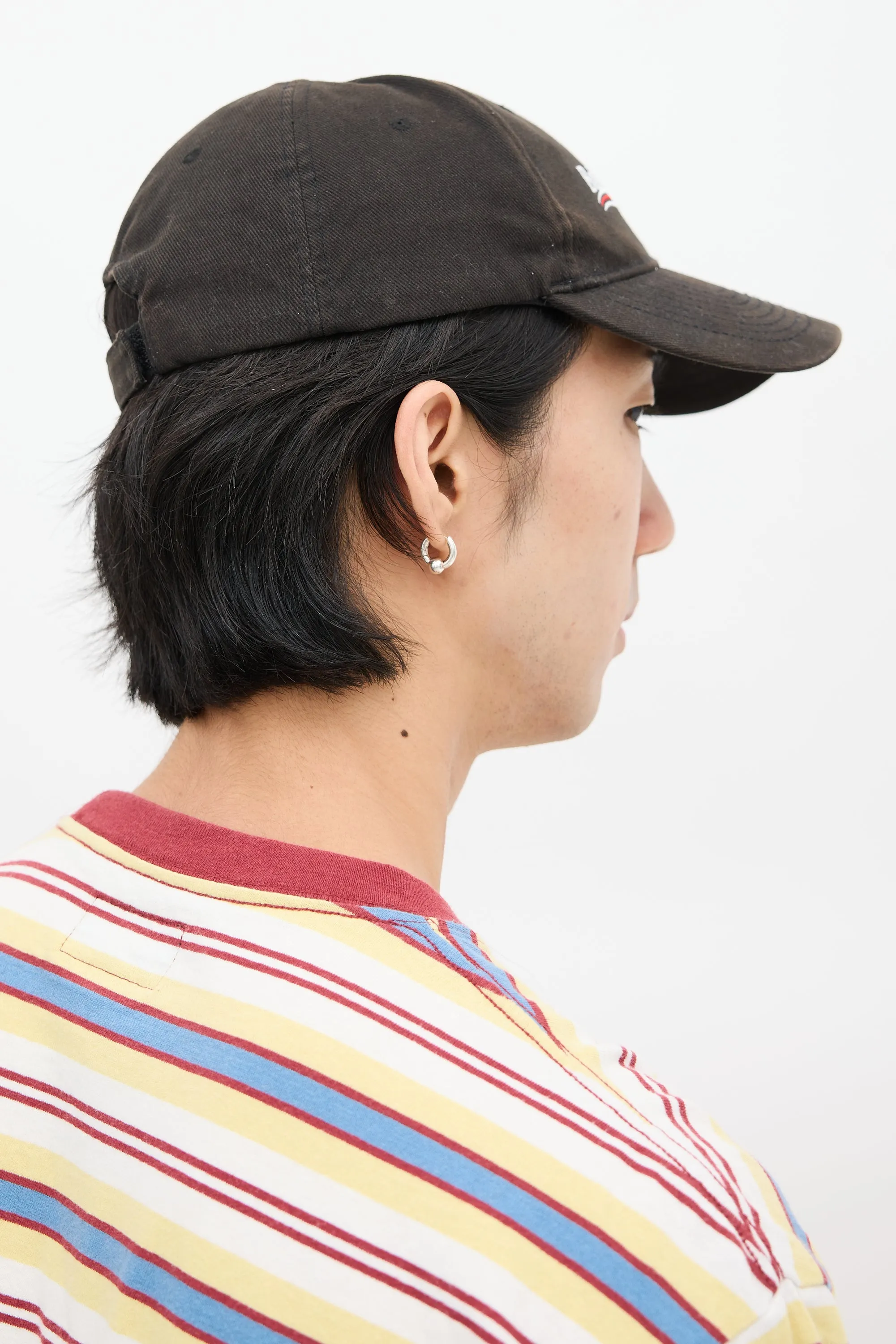 Black & Multicolour Campaign Logo Hat