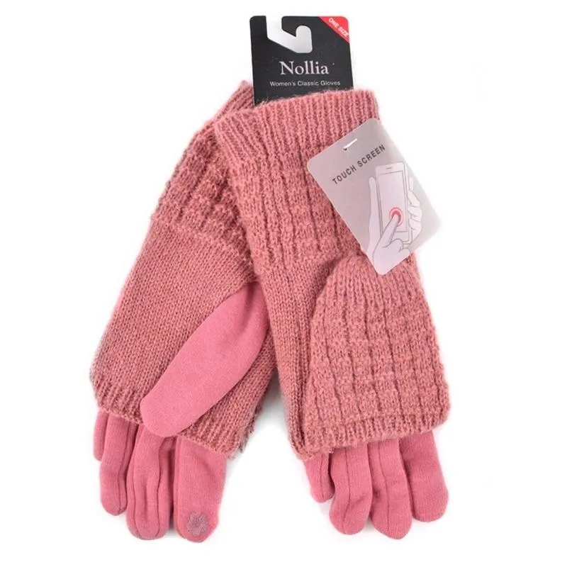 Cable Knit Women's Winter Cute Gloves
