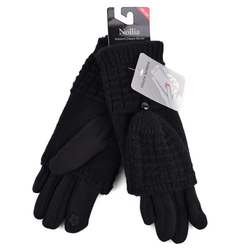 Cable Knit Women's Winter Cute Gloves