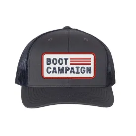 Charcoal/Navy Patch Hat