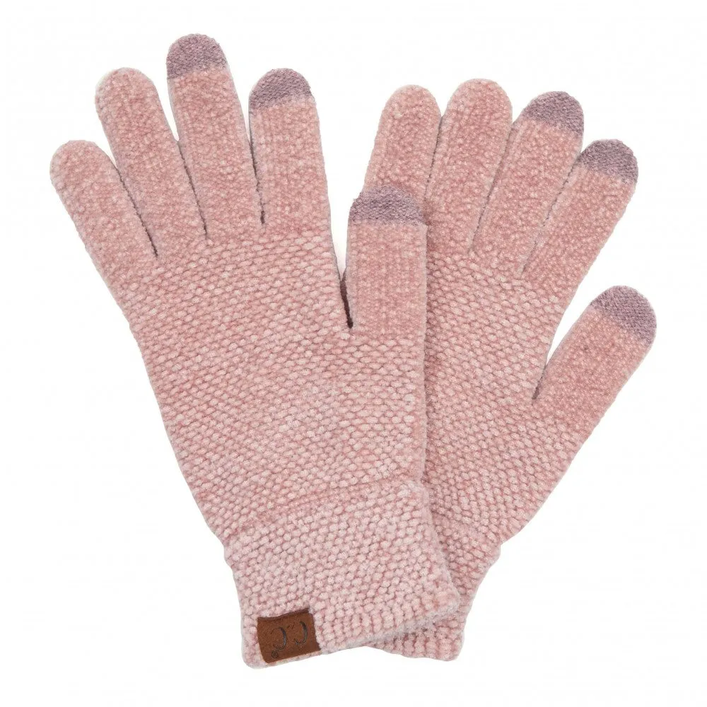 Chenille Knit Smart Touch Gloves