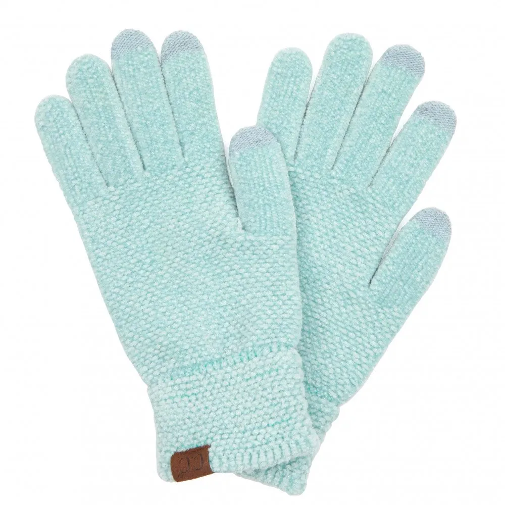 Chenille Knit Smart Touch Gloves