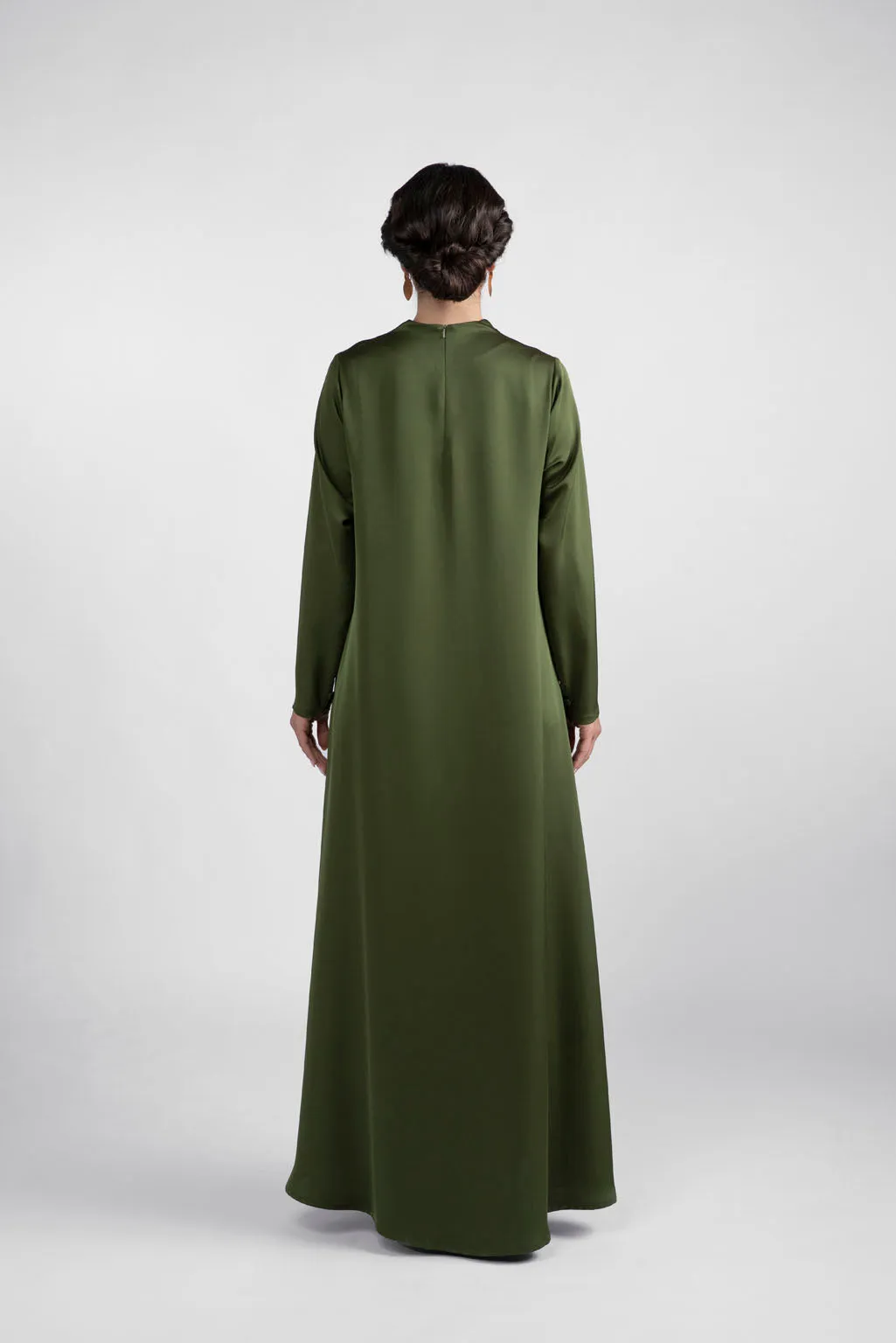 DCV2310 Emerald Enigma Green Velvet Velvet Abaya