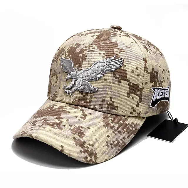 Digital Eagle Baseball Cap - Fushia