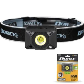 Dorcy Pro Series Rechargeable Headlamp Torch 650 Lumens Durable Outdoor Camping Bright