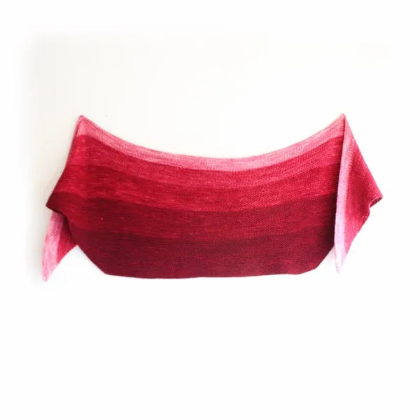 Easy Gradient Garter Scarfy-Wrap Project