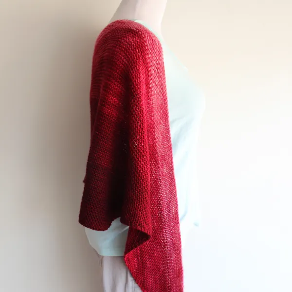 Easy Gradient Garter Scarfy-Wrap Project