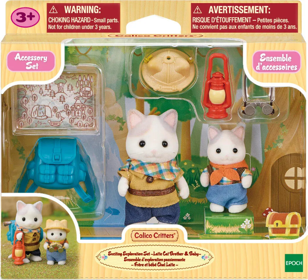 Exciting Exploration Set | Latte Cat Brother and Baby