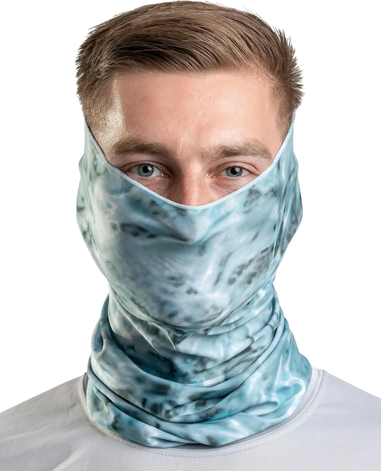 Fishing Hunting Masks Neck Gaiter: Men and Youth UPF 50  Sun Mask Protection: Camo Face Cover Balaclava Bandana