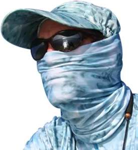 Fishing Hunting Masks Neck Gaiter: Men and Youth UPF 50  Sun Mask Protection: Camo Face Cover Balaclava Bandana