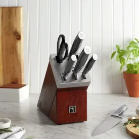 Henckels 1011028 Graphite 7-Piece Knife Set with Self Sharpening Wood Block