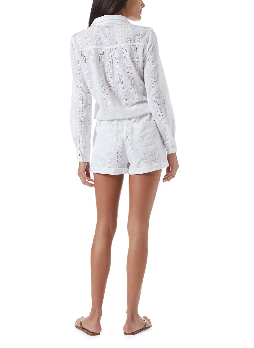 Honour White Playsuit