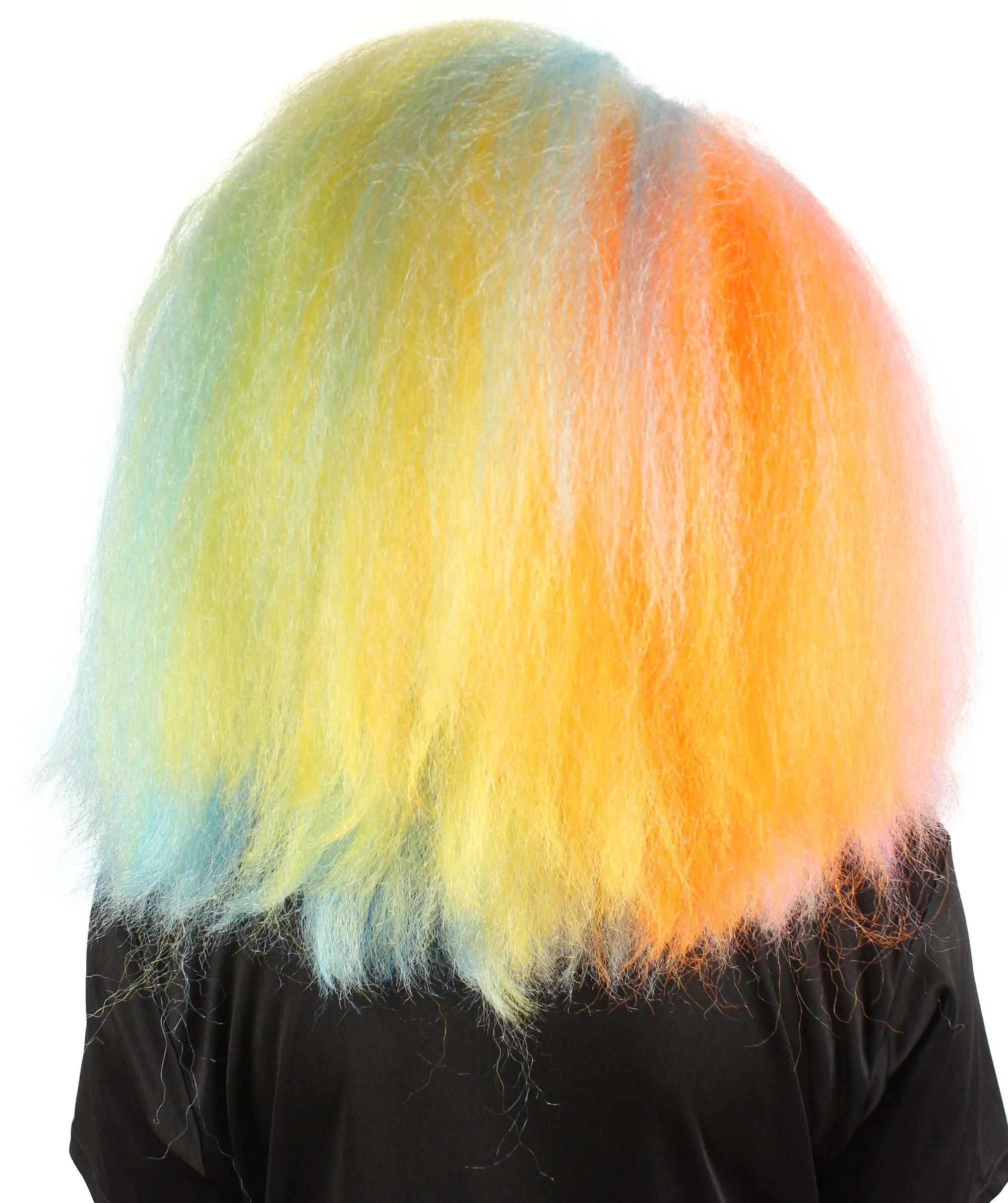 HPO Adult Women’s Rainbow Cut Afro Wig | Perfect for your Halloween & Cosplay Party!