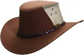 Jacaru Australia Buffalo Vent Crown Outback Hat