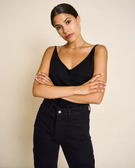 Jan n June Slip Top Triangle Flow Black