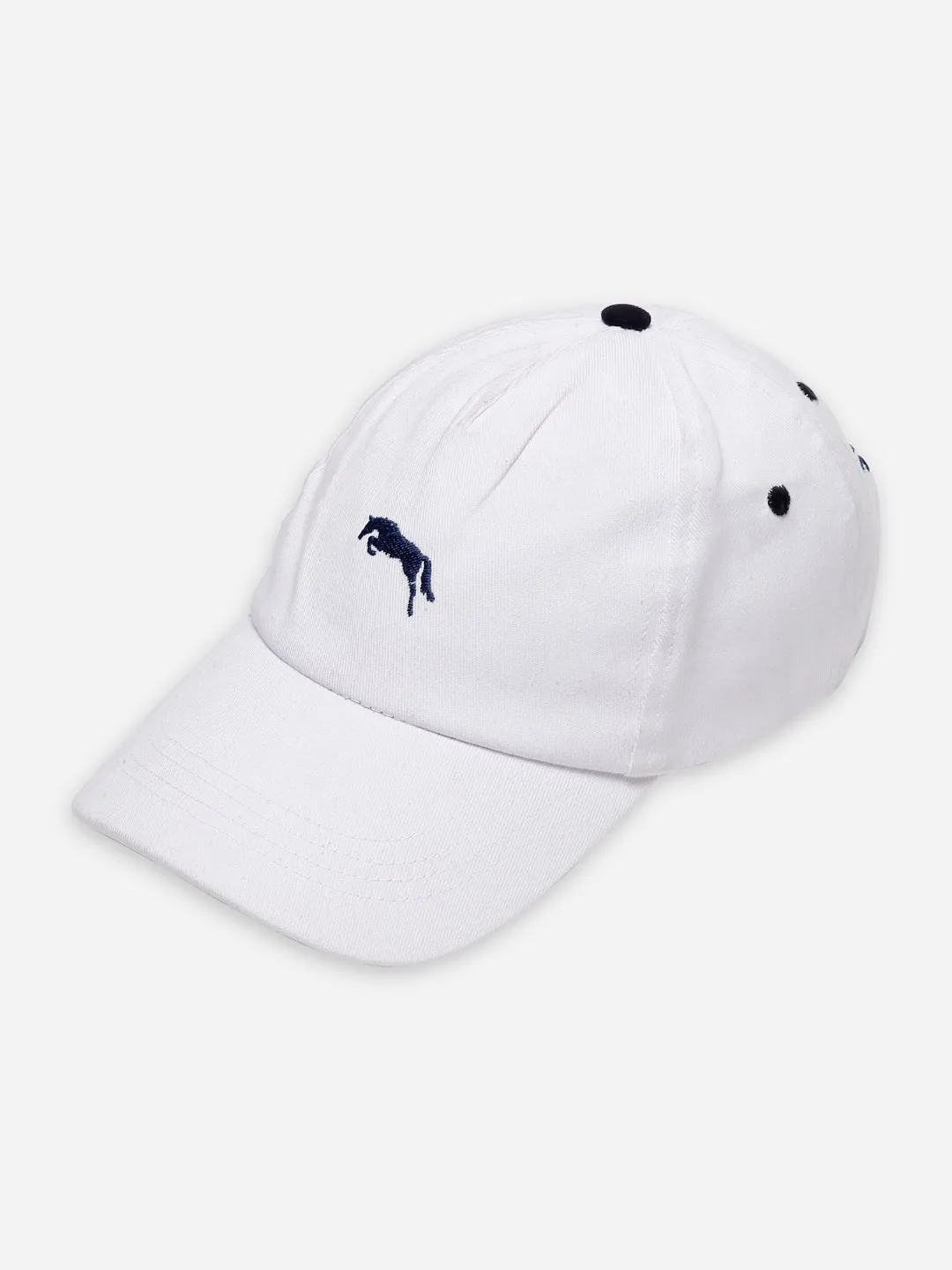 JUMP USA Unisex White Brand Logo Lifestyle Cap
