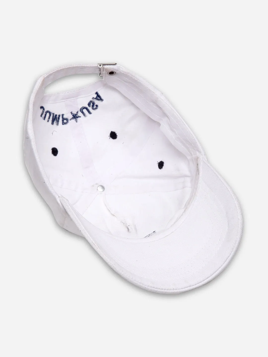 JUMP USA Unisex White Brand Logo Lifestyle Cap