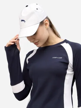 JUMP USA Unisex White Brand Logo Lifestyle Cap