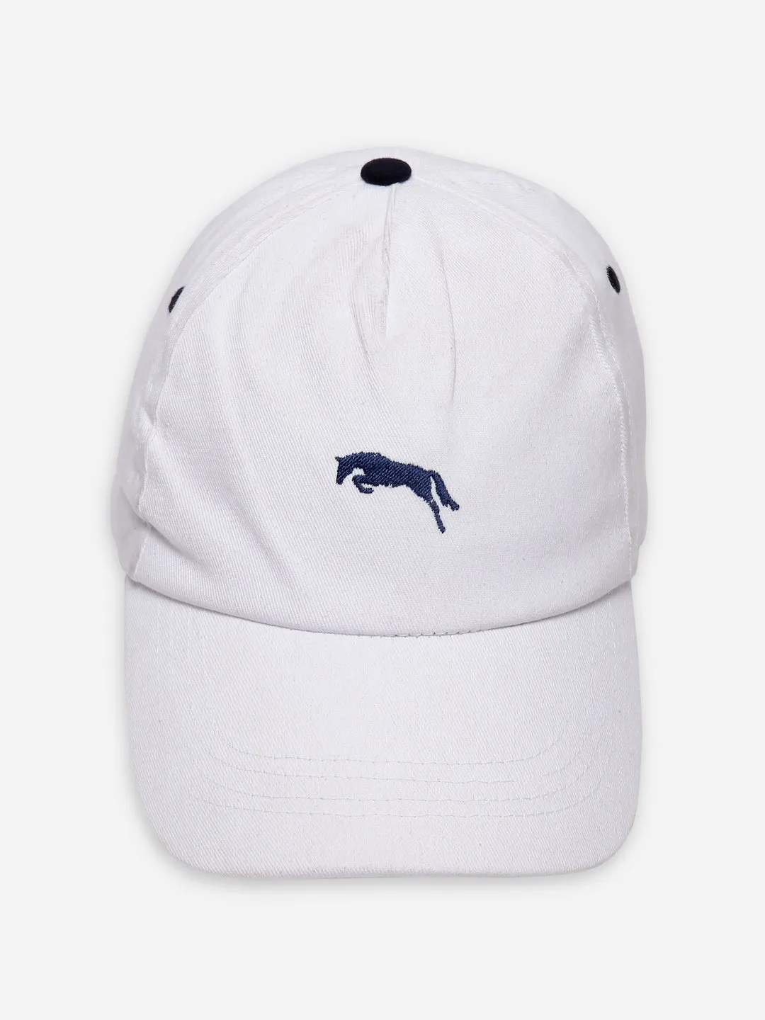 JUMP USA Unisex White Brand Logo Lifestyle Cap