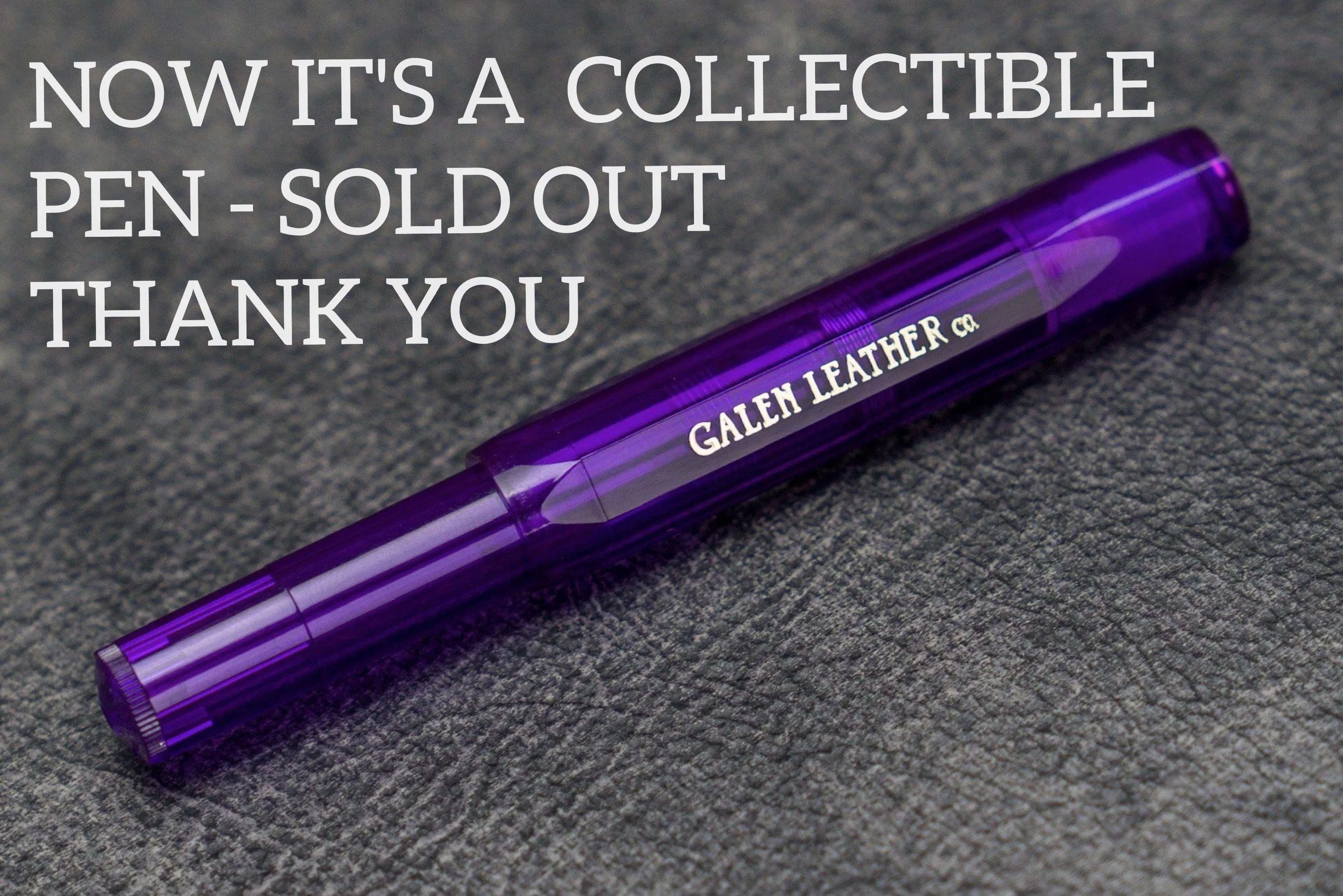 Kaweco Sport Fountain Pen Violet - Galen Leather SE