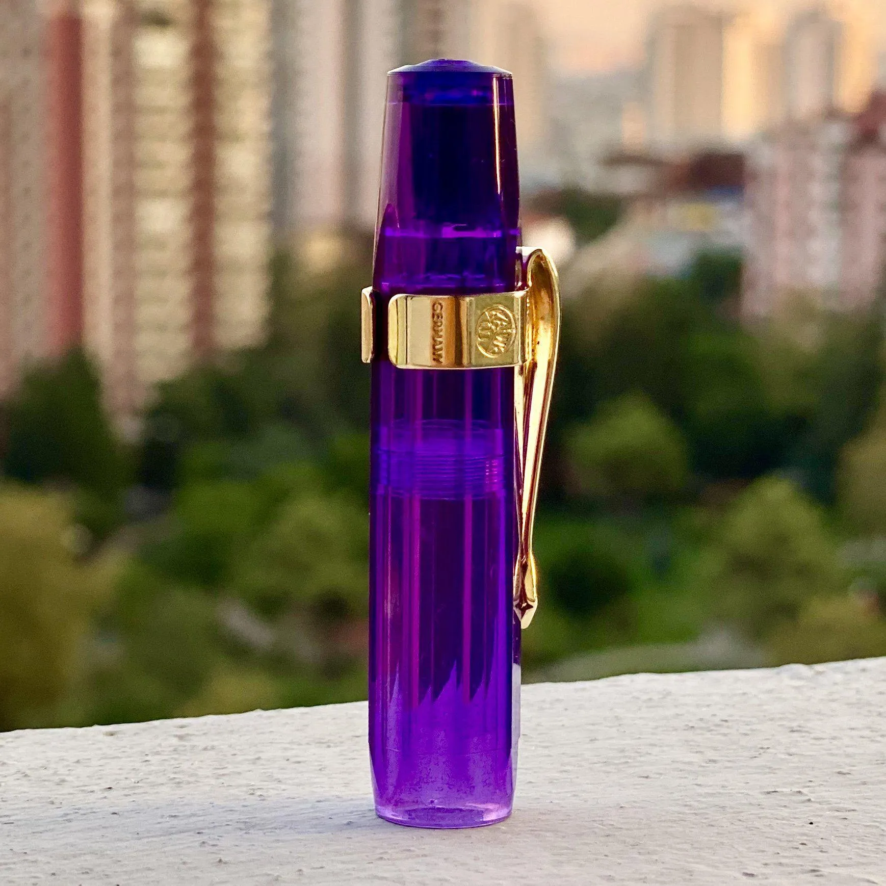 Kaweco Sport Fountain Pen Violet - Galen Leather SE