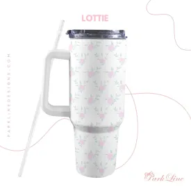 Lottie 40oz Tumbler | Insulated Travel Cup | Perfect Gift for Her | Reusable & Stylish Drinkware