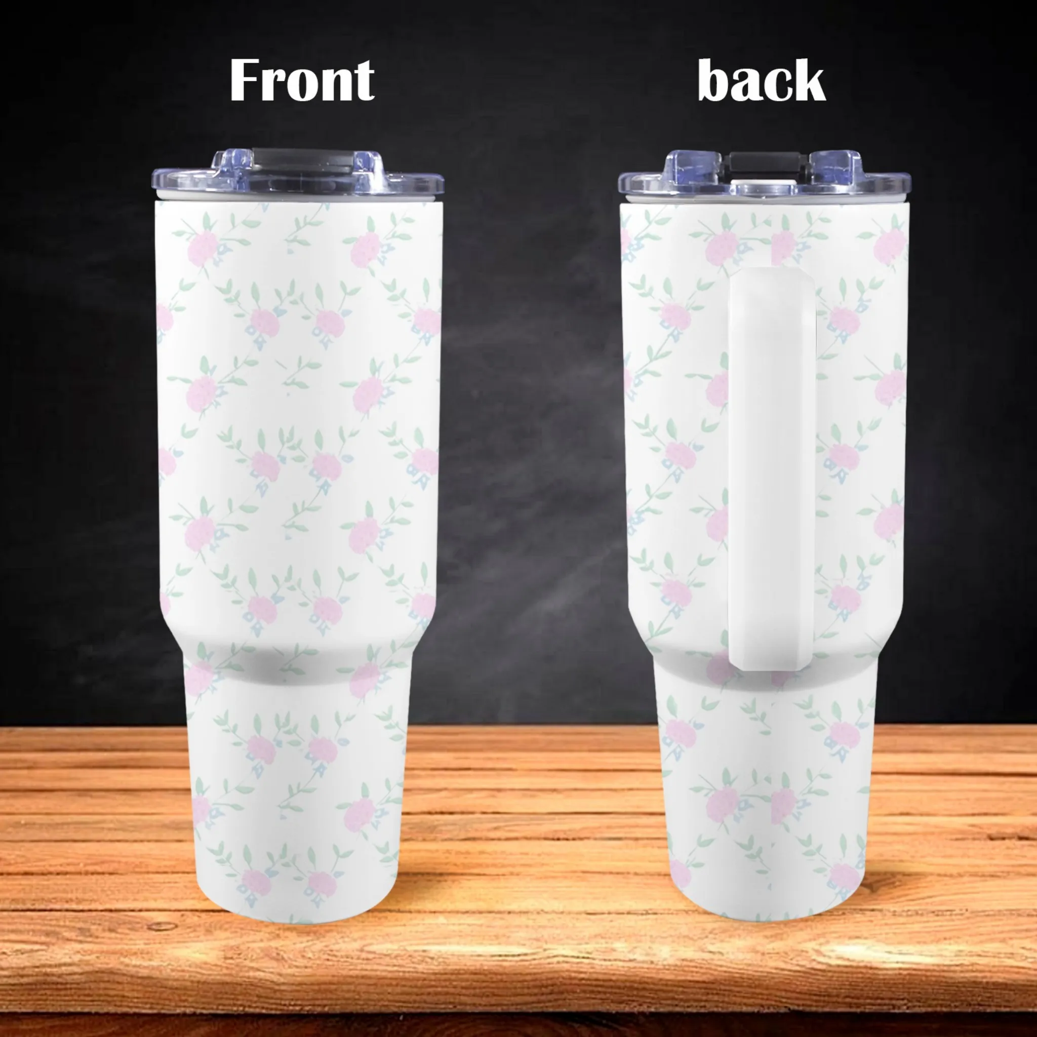 Lottie 40oz Tumbler | Insulated Travel Cup | Perfect Gift for Her | Reusable & Stylish Drinkware