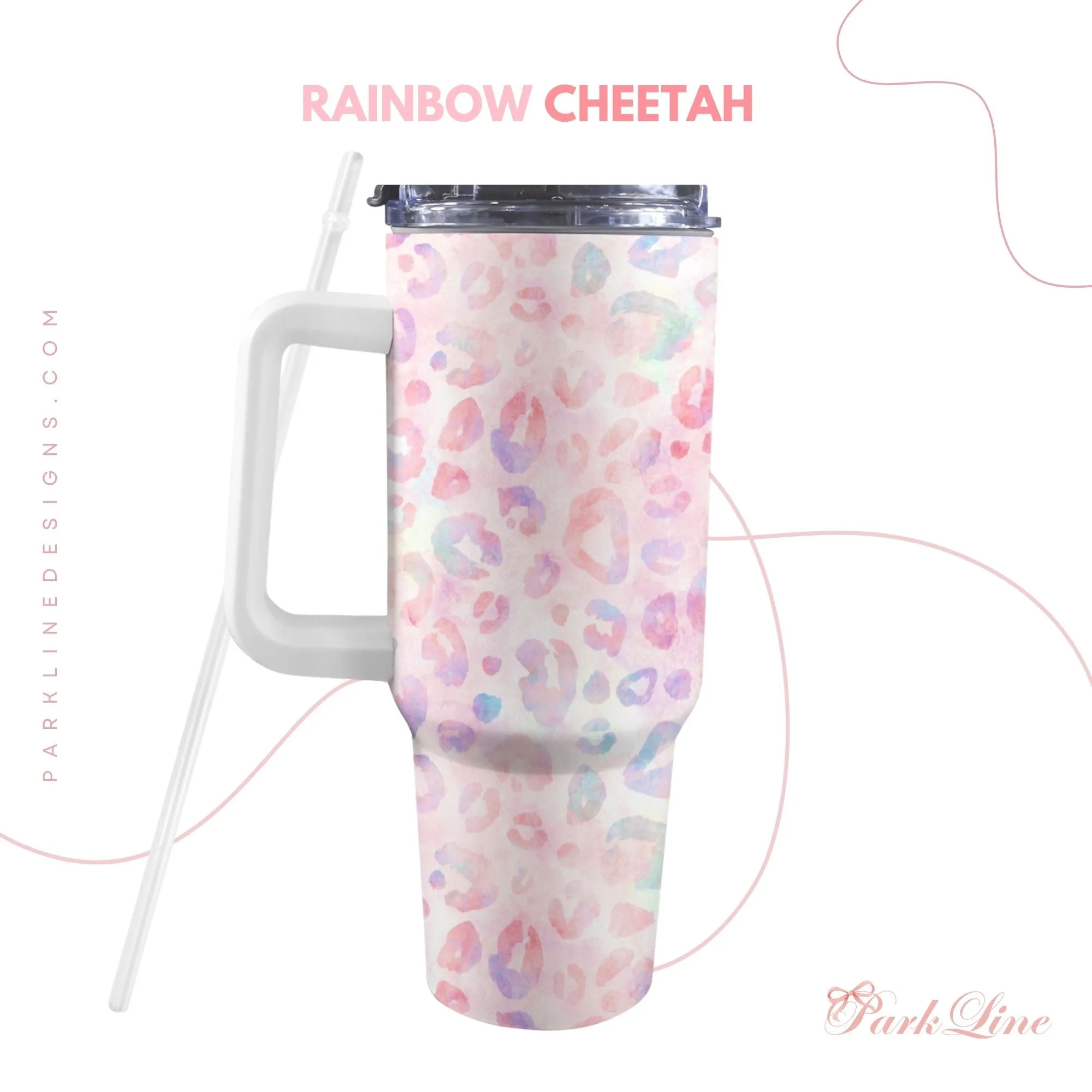 Lottie 40oz Tumbler | Insulated Travel Cup | Perfect Gift for Her | Reusable & Stylish Drinkware