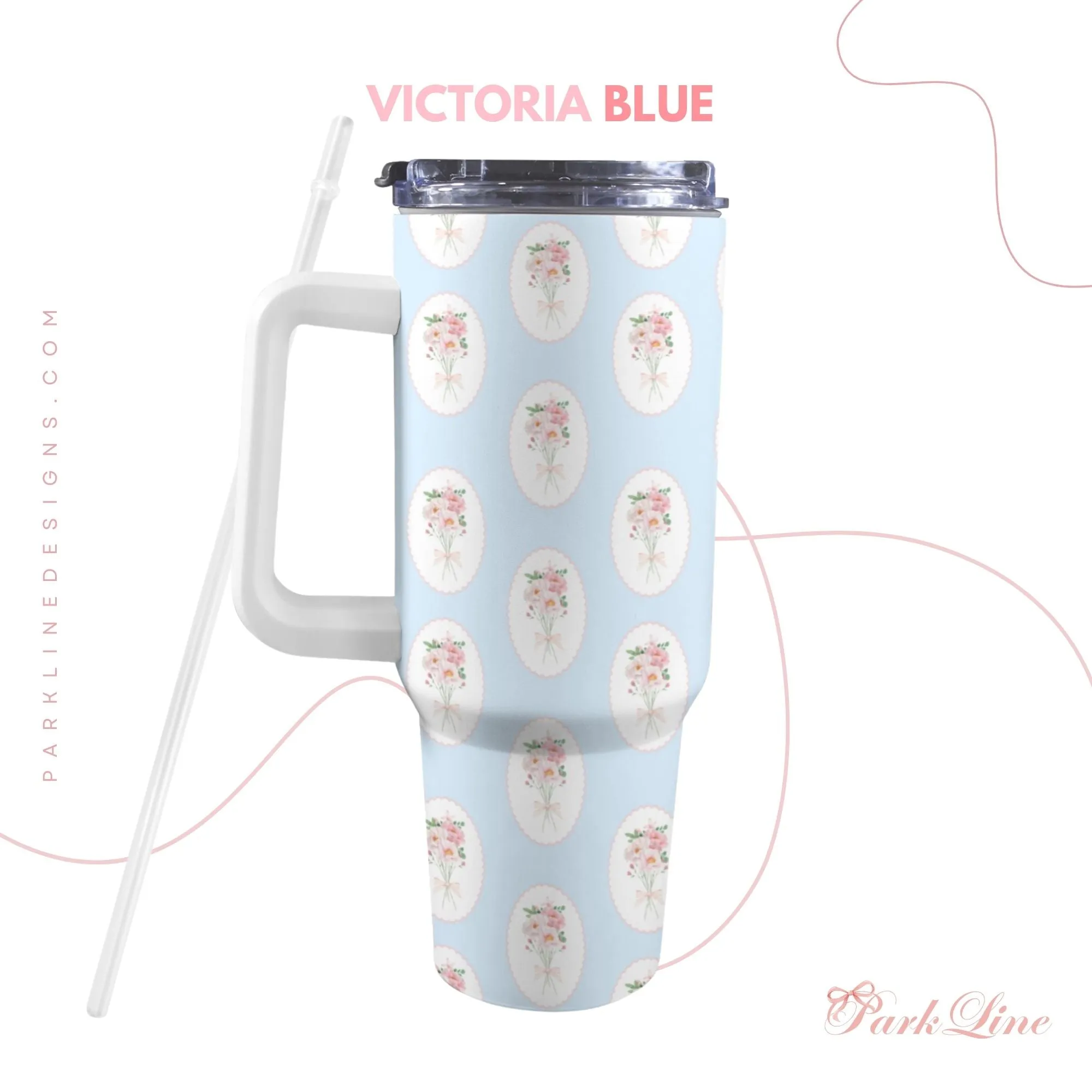 Lottie 40oz Tumbler | Insulated Travel Cup | Perfect Gift for Her | Reusable & Stylish Drinkware