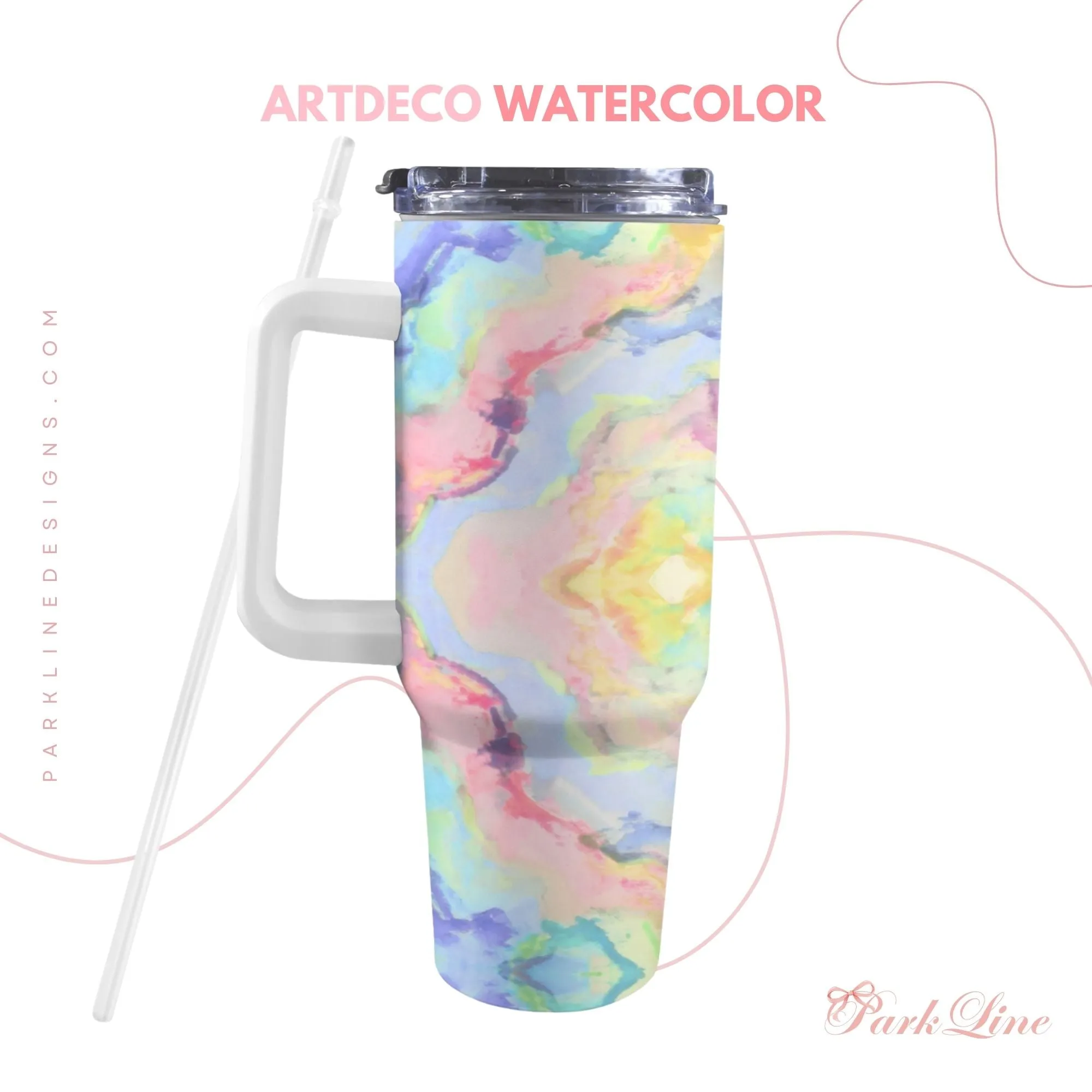Lottie 40oz Tumbler | Insulated Travel Cup | Perfect Gift for Her | Reusable & Stylish Drinkware
