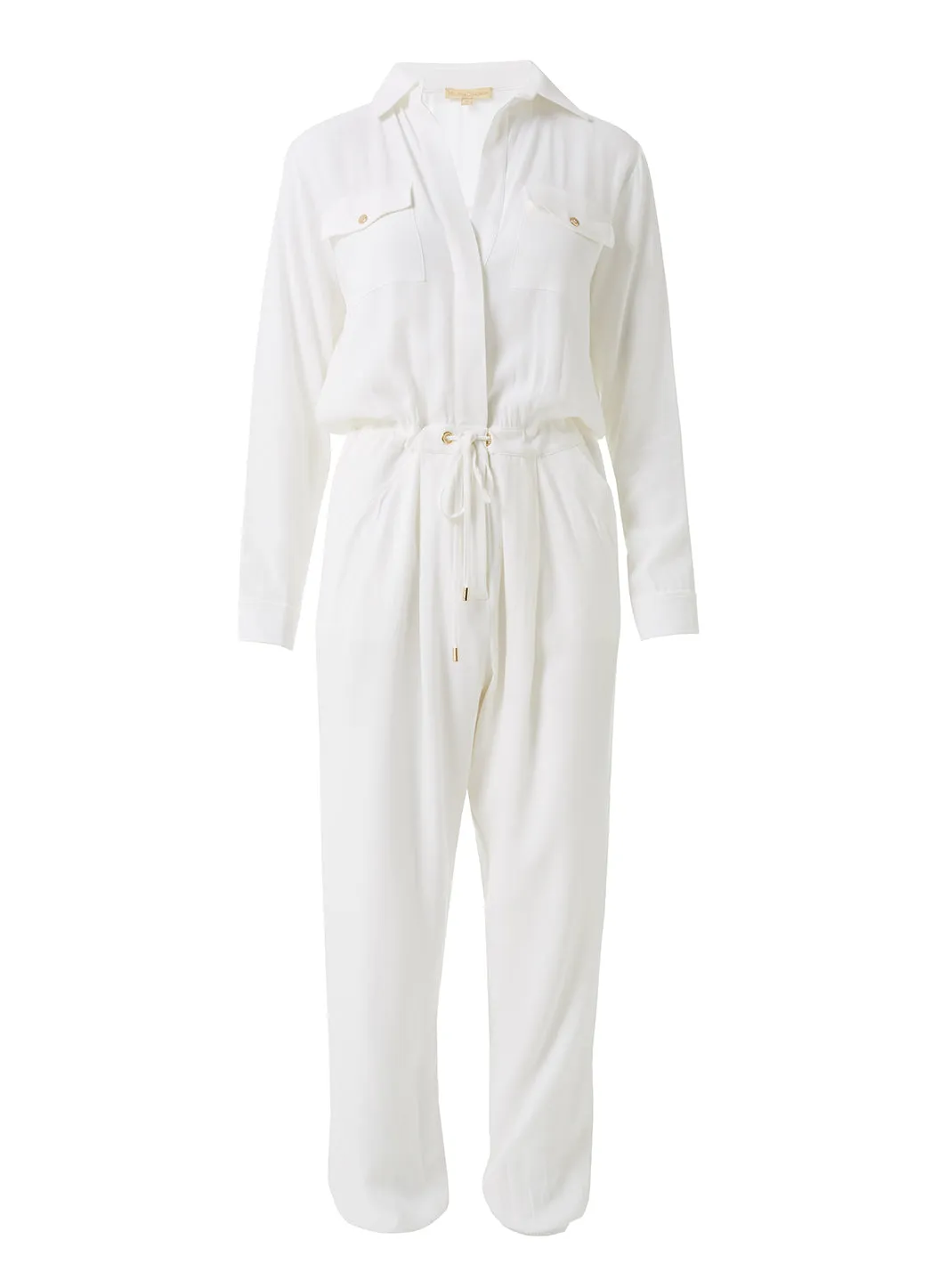 Magnolia White Crepe Jumpsuit