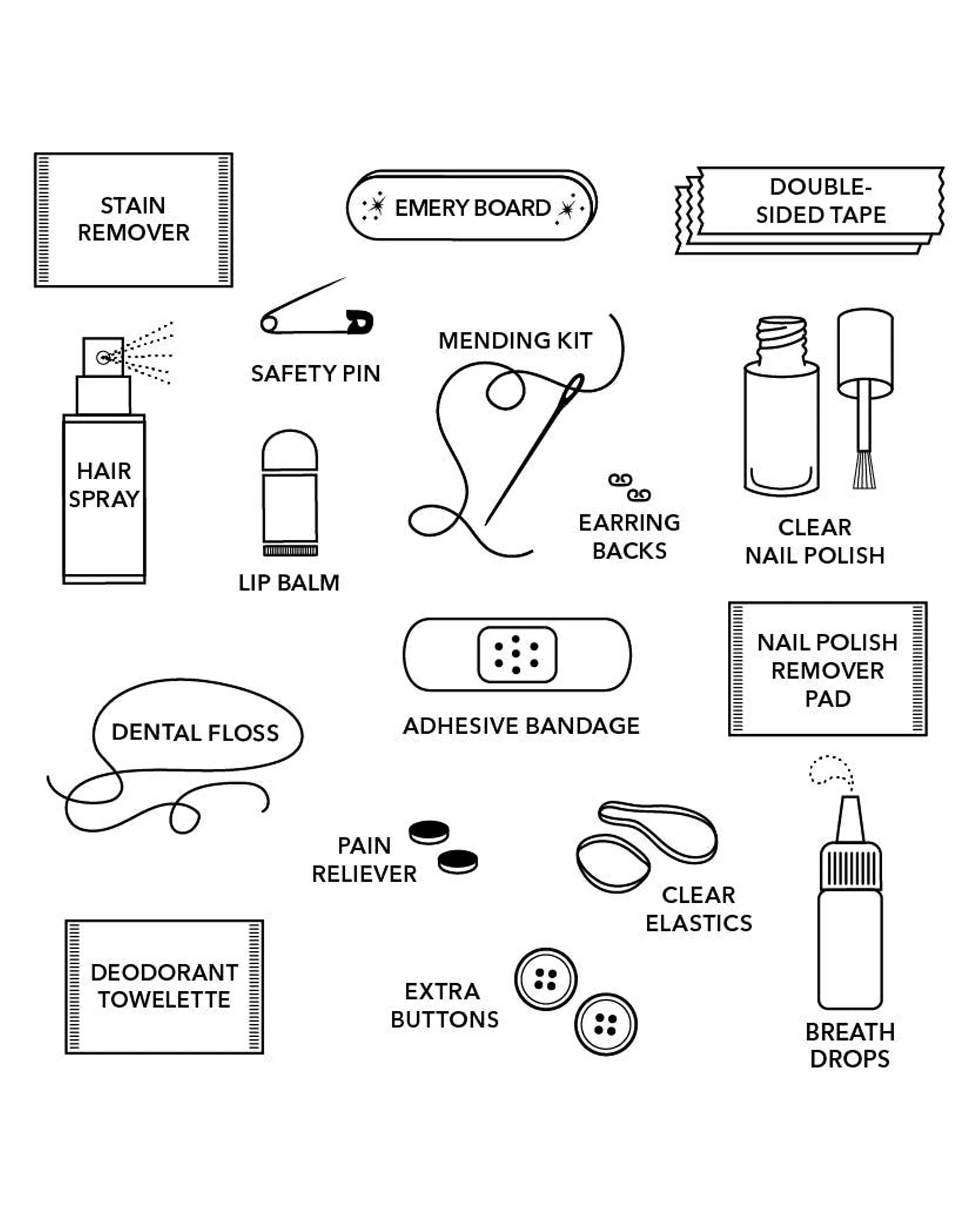 Minimergency Kit - Dusty Blue