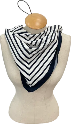 Mint Velvet White Geometric Print Neck Scarf