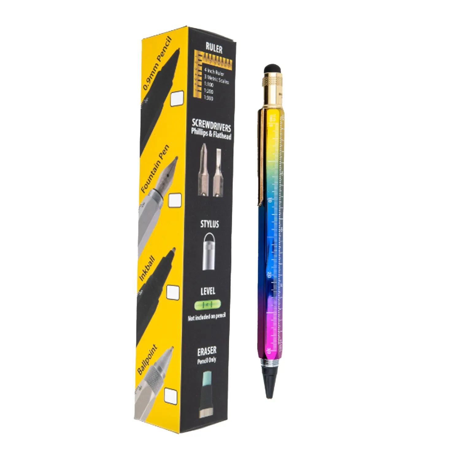 Monteverde 9 Function Tool Ink Ball Pen - Rainbow GT