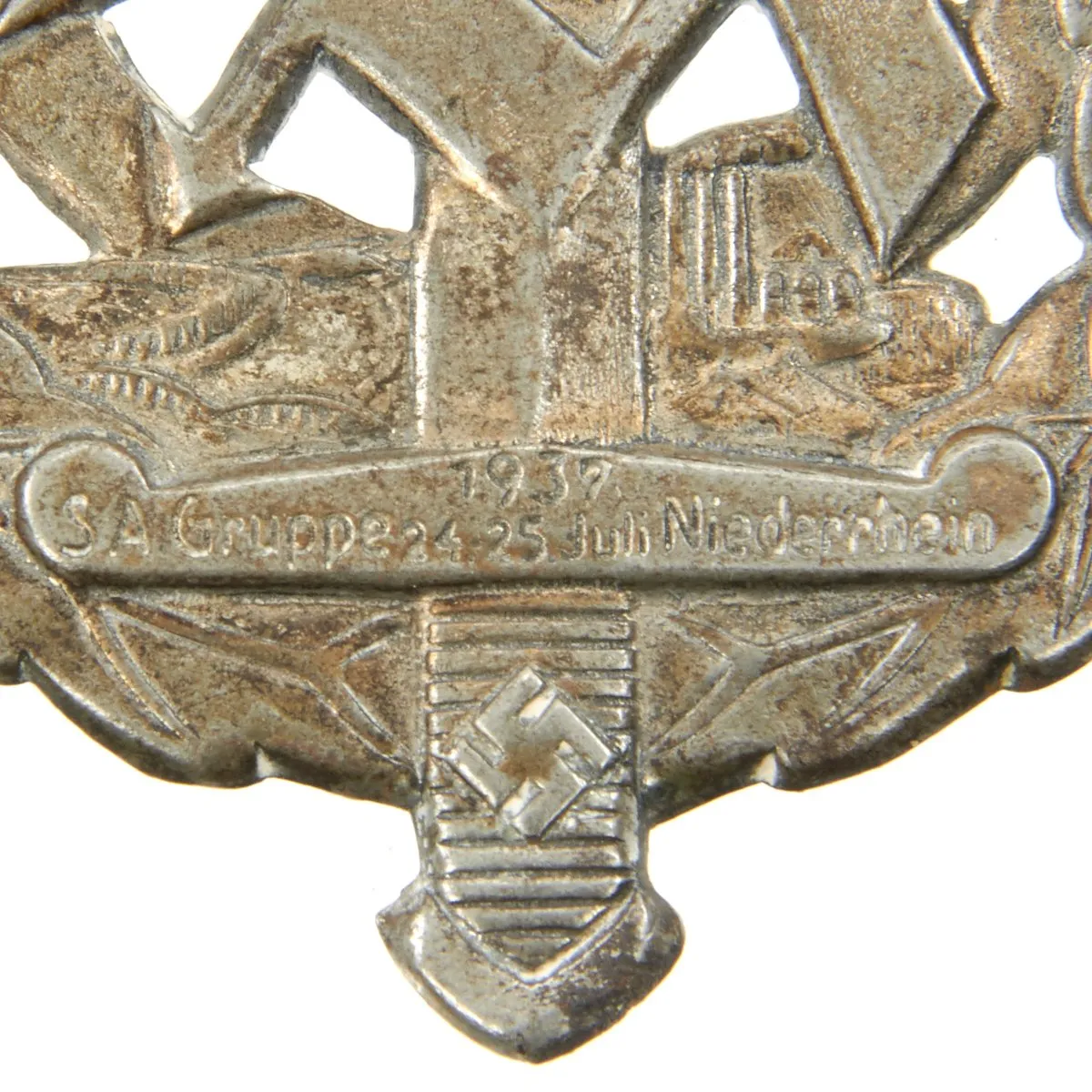 Original German WWII Medal Grouping - Blockade Runner Badge Infantry Assault Badge, Merit Badge, SA Tinnie