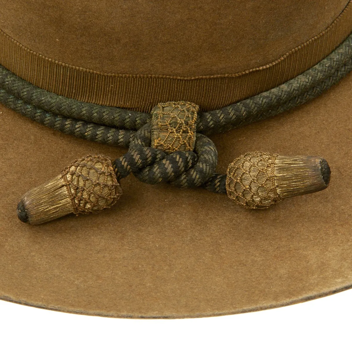 Original U.S. WWII Officer M1911 Campaign Hat By Stetson in Original Box