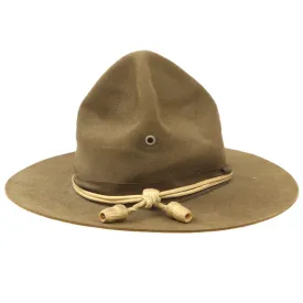 Original WWI U.S. Army M1911 Campaign Hat with Infantry Cord - Size 6 7/8