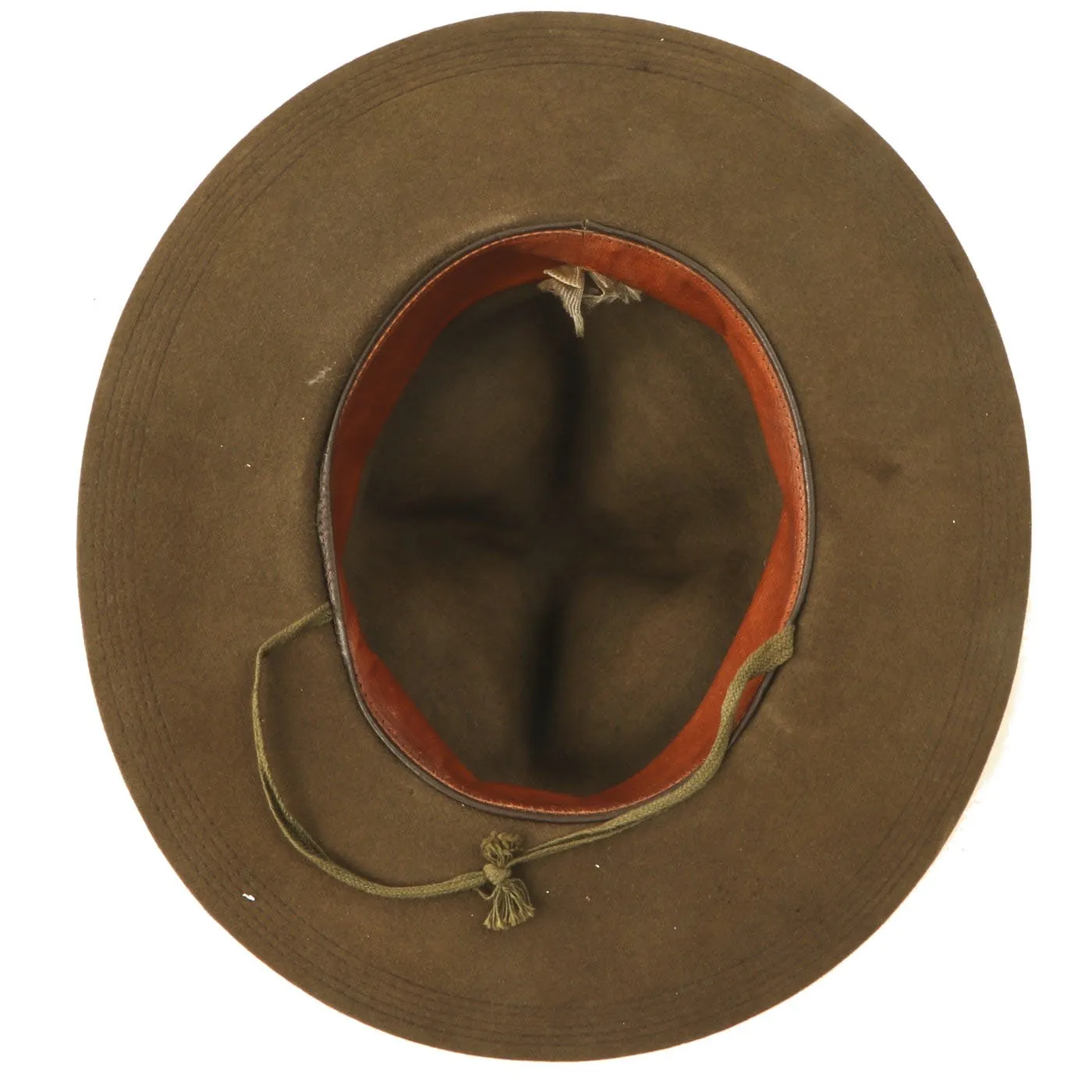 Original WWI U.S. Army M1911 Campaign Hat with Infantry Cord - Size 6 7/8