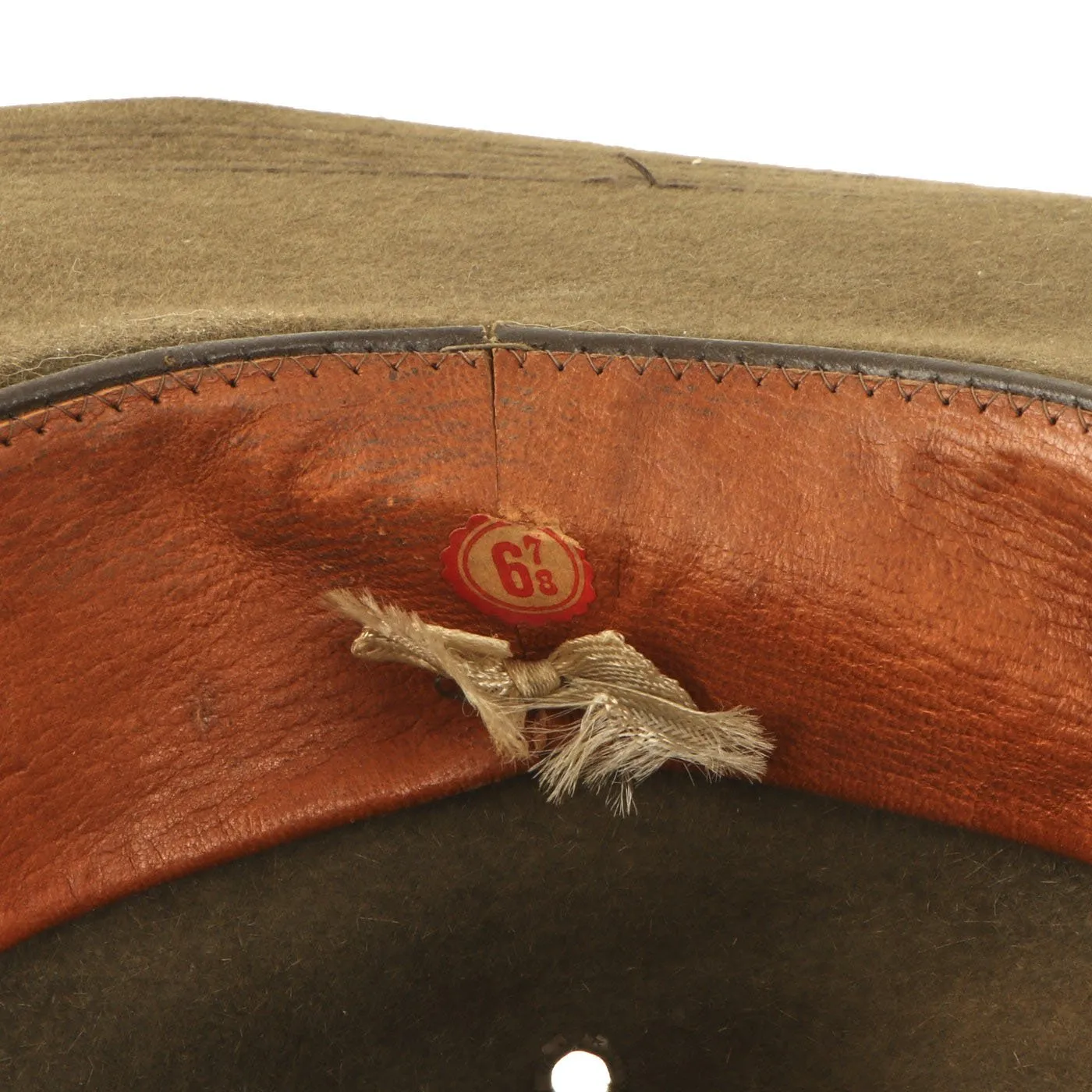 Original WWI U.S. Army M1911 Campaign Hat with Infantry Cord - Size 6 7/8