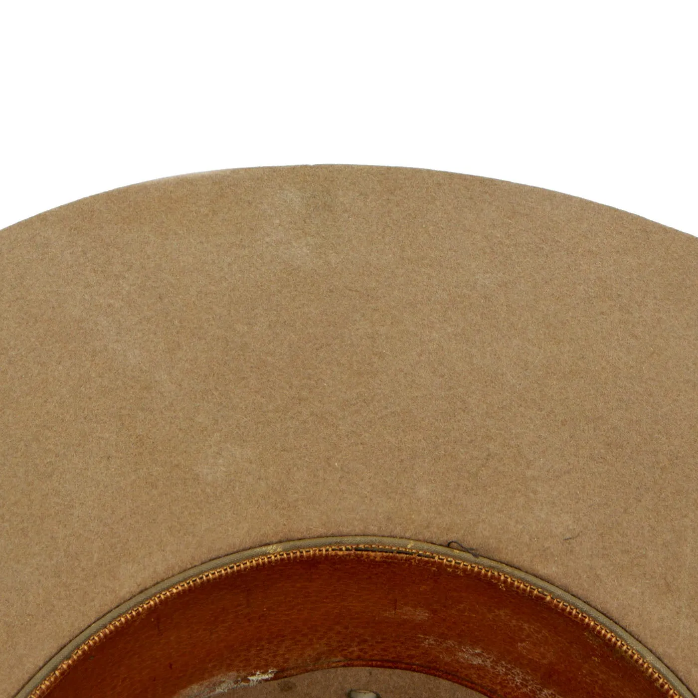 Original WWI U.S. Army Officer M1911 Campaign Hat by Stetson with Officer Hat Cord
