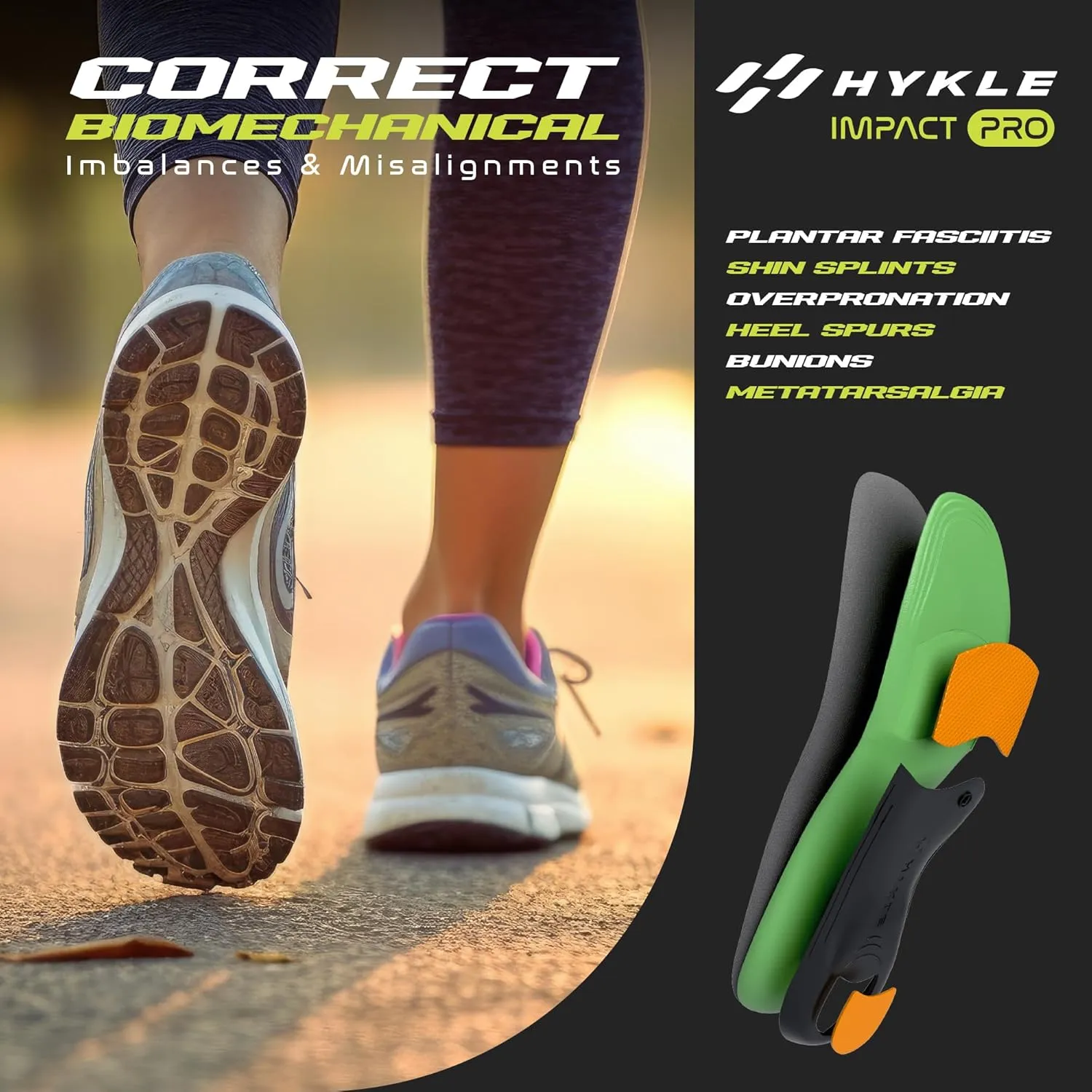 Premium Orthotics for Plantar Fasciitis Relief, Overpronation & Shin Splints - Orthopedic Insoles for Women - Plantar Fasciitis Insoles for Men - Arch Support Insoles All Day Pain Relief