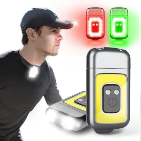 Runner-Bright 800 Lumens Hat Light Flashlight Headlamp Rechargeable Cap Flashlight