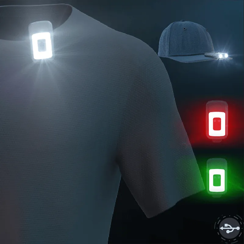 Runner-Bright 800 Lumens Hat Light Flashlight Headlamp Rechargeable Cap Flashlight