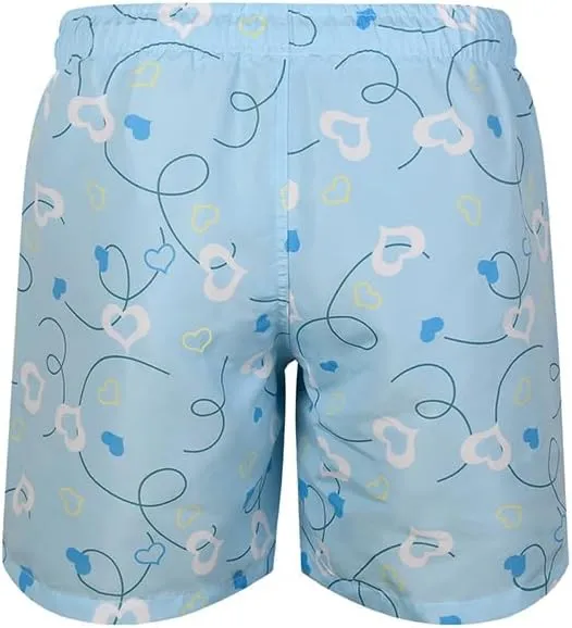 SNOW DREAMS Mens Swimming Trunks 5 inch Swim Shorts Qucik Dry Bathing Suits Lightweight