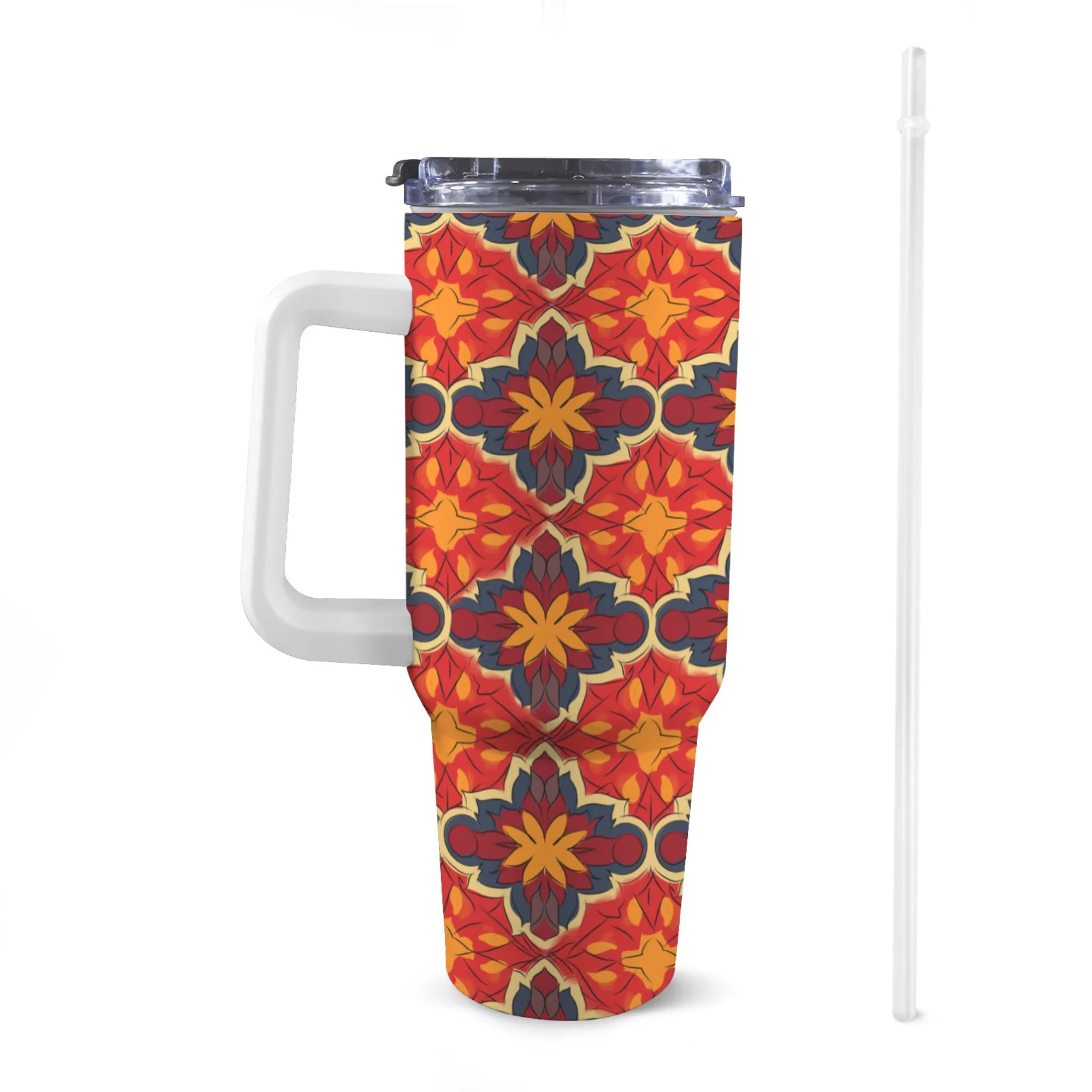 Spanish Sun 40oz Tumbler | Insulated Travel Cup | Perfect Gift for Her | Reusable & Stylish Drinkware